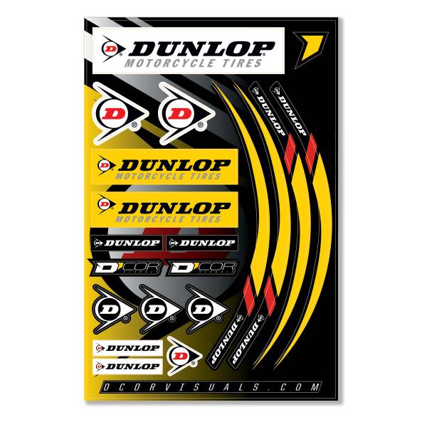 D-COR - DECAL SHEET 12 MIL DUNLOP DECAL SHEET 12 MIL DUNLOP - Image 1