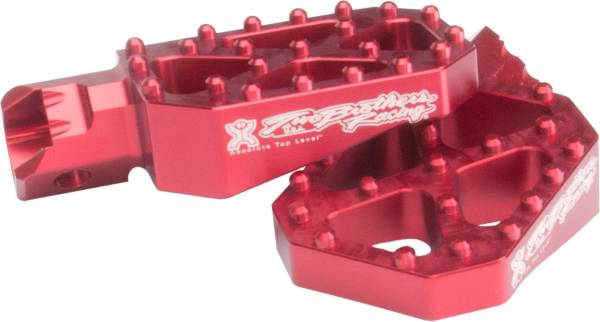 TBR - WIDE FOOTPEGS AL RED - Image 1