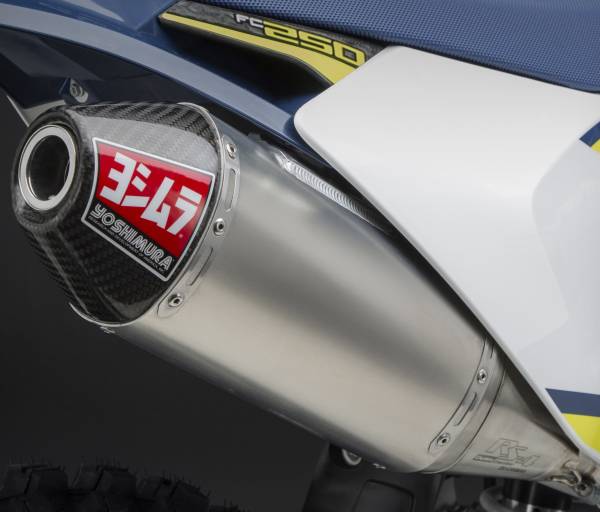 YOSHIMURA - RS-4 HEADER/CANISTER/END CAP EXHAUST SYSTEM SS-AL-CF - Image 1