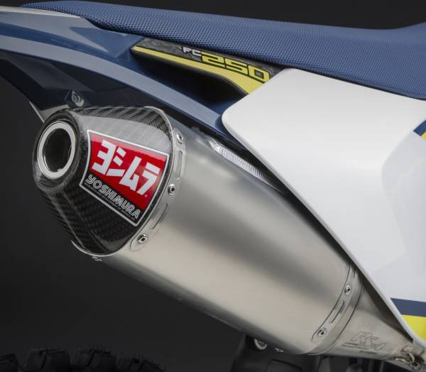 YOSHIMURA - RS-4 HEADER/CANISTER/END CAP EXHAUST SLIP-ON SS-AL-CF - Image 1