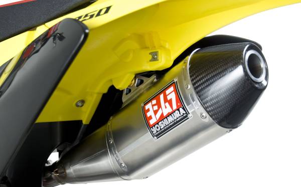 YOSHIMURA - RS-4 HEADER/CANISTER/END CAP EXHAUST SLIP-ON SS-AL-CF - Image 1