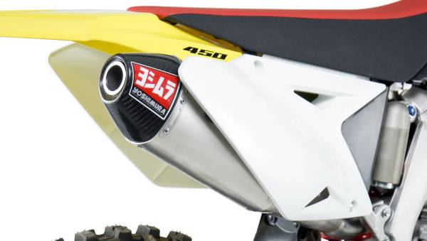 YOSHIMURA - RS-4 HEADER/CANISTER/END CAP EXHAUST SLIP-ON SS-AL-CF - Image 1