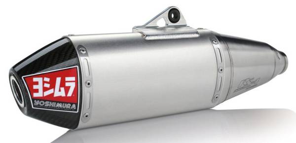 YOSHIMURA - RS-4 HEADER/CANISTER/END CAP EXHAUST SLIP-ON SS-AL-CF - Image 1