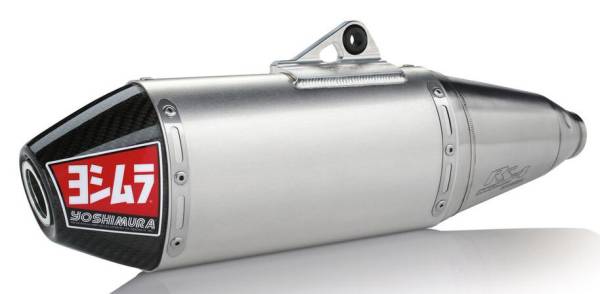 YOSHIMURA - RS-4 HEADER/CANISTER/END CAP EXHAUST SLIP-ON SS-AL-CF - Image 1