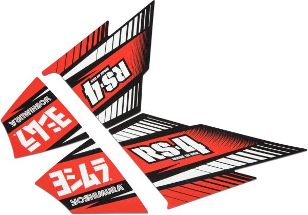 YOSHIMURA - RS-4 MUFFLER DECAL SET 4/PCS - Image 1