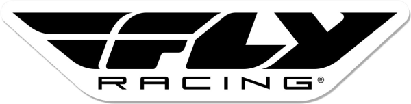 FLY RACING - STICKER FLY 4" 100PK DIE CUT LAMINATED - Image 1