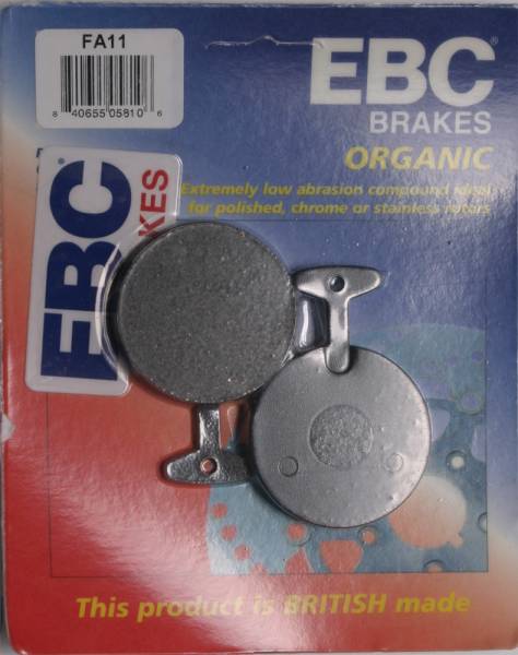 EBC - BRAKE PADS FA11 ORGANIC - Image 1