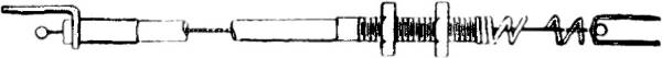 SP1 - UNIVERSAL BRAKE CABLE 34-11/16" - Image 1