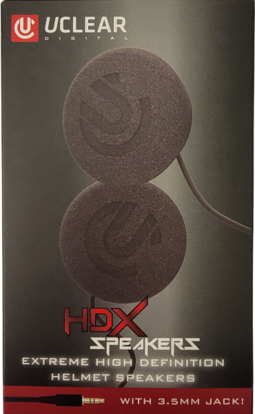 UCLEAR - HDX HELMET SPEAKERS 47MM DIAMETER  3.5MM JACK - Image 1