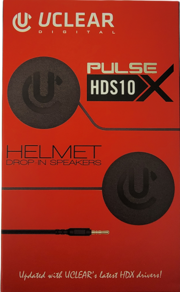 UCLEAR - HDS10X HELMET SPEAKERS 40MM DIAMETER  3.5MM JACK - Image 1