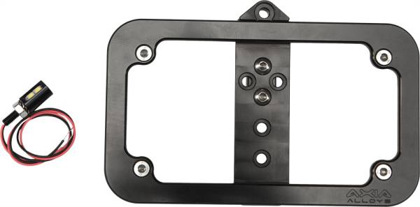 AXIA - LIGHTED LICENSE PLATE FRAME BOLT-ON - Image 1