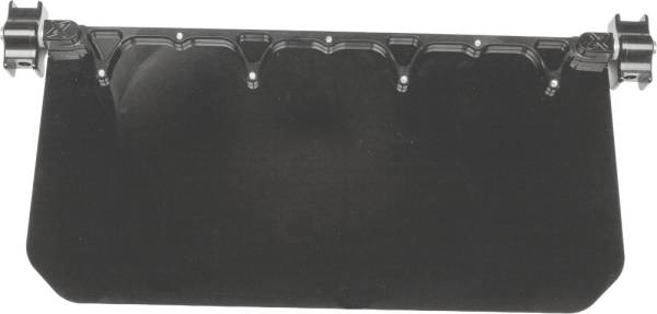 AXIA - 12" SUN VISOR SOLID BLACK 2 CLAMP MOUNTS NEEDED - Image 1