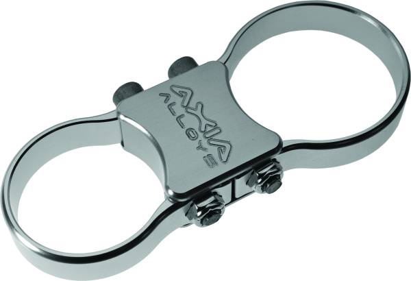 AXIA - SHOCK RESERVOIR MOUNT SILVER 2 CLAMPS NEEDED - Image 1