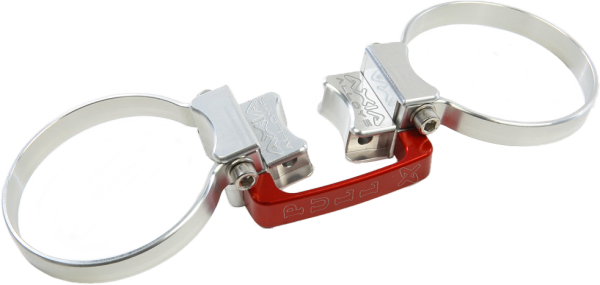 AXIA - QUICK RELEASE FIRE EXTINGUISHR MOUNT W/3.0" CLAMPS CHROME - Image 1