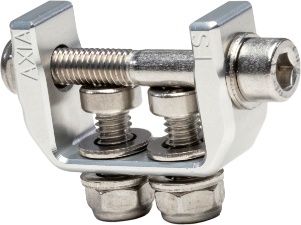 AXIA - FLAT SURFACE MOUNTING CLAMP CHROME - Image 1