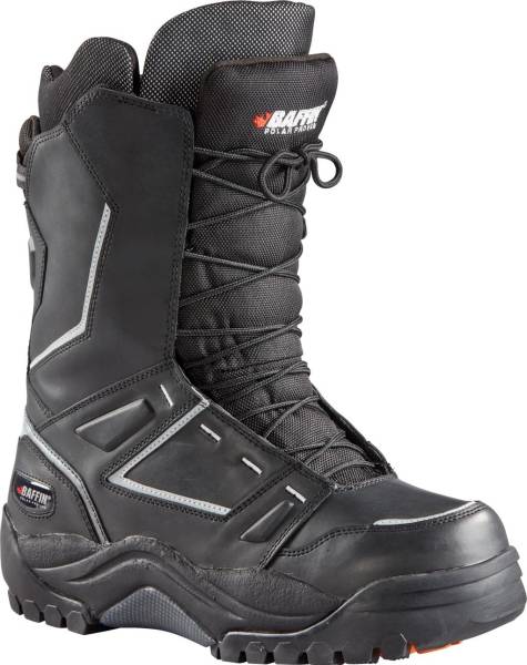 BAFFIN - POWDER BOOTS BLACK/SILVER SZ 09 - Image 1