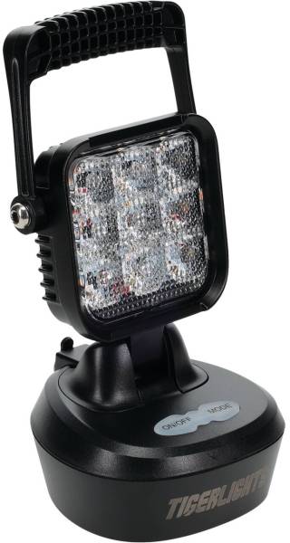 TIGER LIGHTS - MAGNETIC LED WORK LIGHT FLASHING AMBER RECHARGEABLE - Image 1