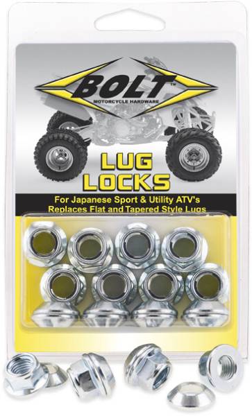 BOLT - LUG-LOCKS SILVER - Image 1