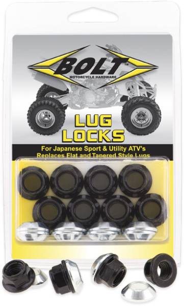 BOLT - LUG-LOCKS BLACK - Image 1