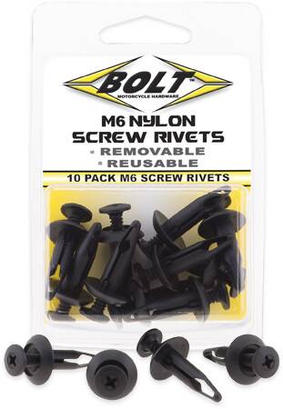 BOLT - M6 SCREW RIVET KIT 10/PK - Image 1