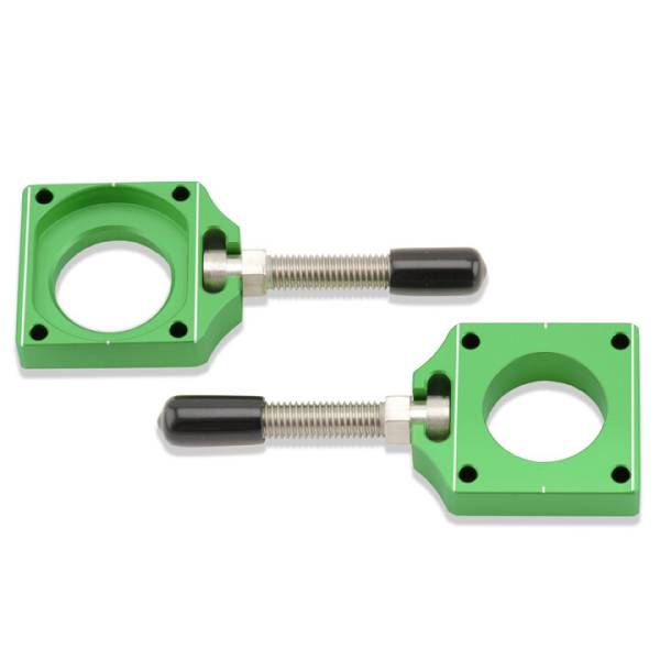 BOLT - CHAIN ADJUSTER BLOCKS GREEN KXF - Image 1