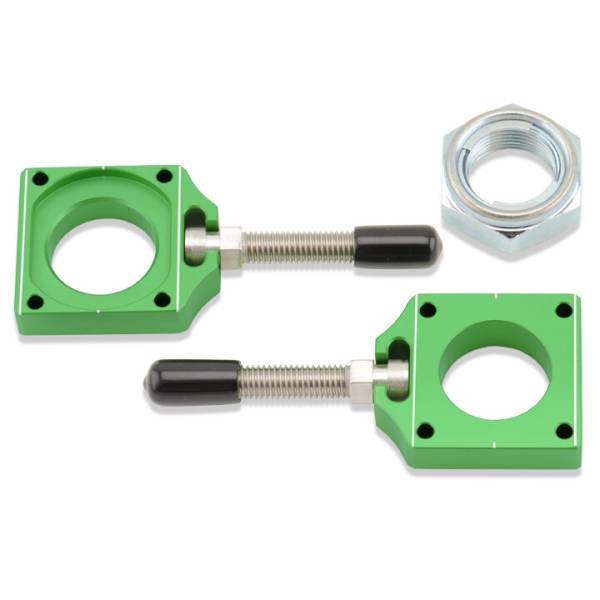 BOLT - CHAIN ADJUSTER BLOCKS KAW GREEN - Image 1