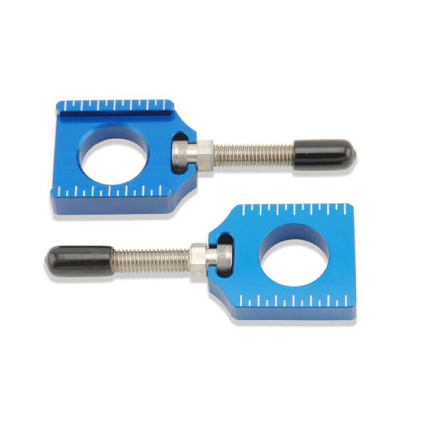 BOLT - CHAIN ADJUSTER BLOCKS YAM BLUE - Image 1