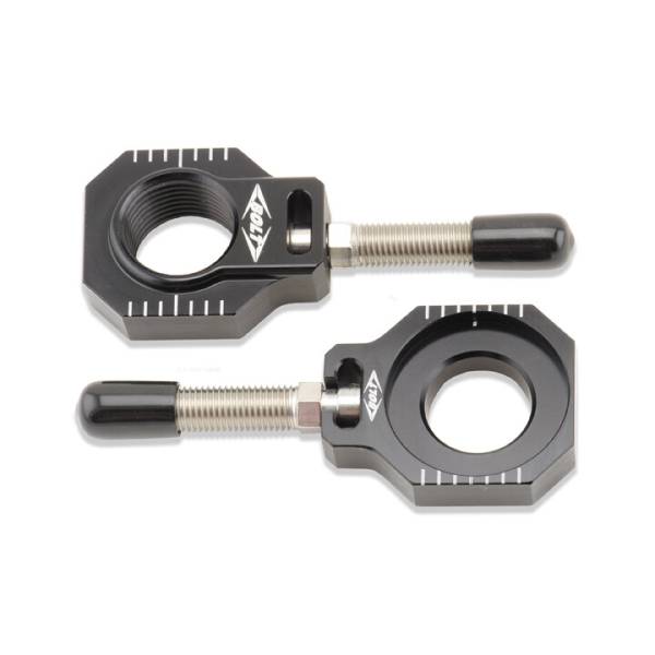 BOLT - CHAIN ADJUSTER BLOCKS BLACK HUSQ/KTM - Image 1