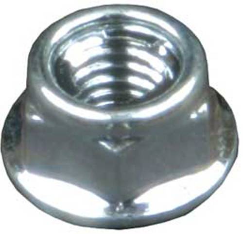 BOLT - NON-SERRATED HEX FLANGE NUTS 6 X14MM 10/PK - Image 1