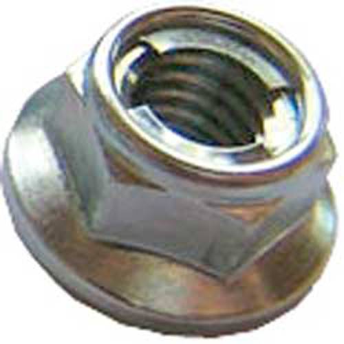 BOLT - FUJI-STYLE 10MM HEX LOCKING FLANGE NUTS 6X1.0MM 10/PK - Image 1