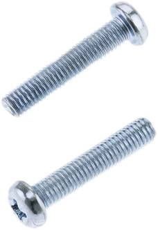 BOLT - PAN HEAD PHILLIPS SCREW 5X0.8X25MM 10/PK - Image 1