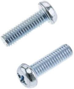 BOLT - PAN HEAD PHILLIPS SCREW 6X1.0X20MM 10/PK - Image 1