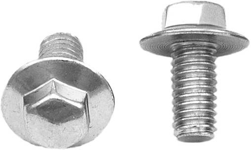 BOLT - HEX BOLTS W/14MM FLANGE M6X12MM 10/PK - Image 1