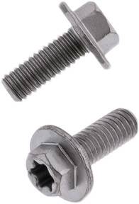 BOLT - EURO TORX LARGE FLANGE BOLT 6X.1.0X15MM 10/PK - Image 1