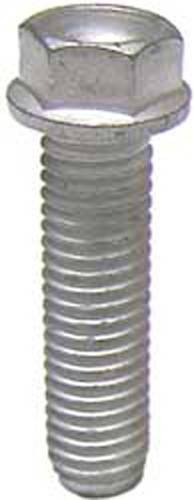 BOLT - DACROMET PLATED 8MM LARGE FLANGE BOLTS 6X20MM 10/PK - Image 1