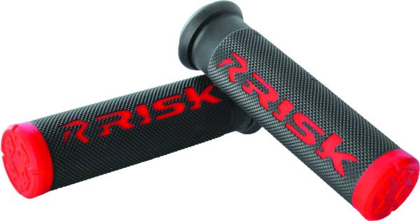 RISK RACING - FUSION 2.0 ATV GRIPS RED - Image 1