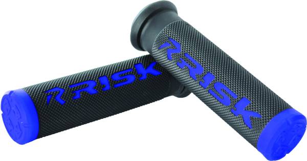 RISK RACING - FUSION 2.0 ATV GRIPS BLUE - Image 1