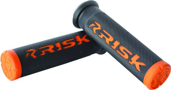 RISK RACING - FUSION 2.0 ATV GRIPS ORANGE - Image 1