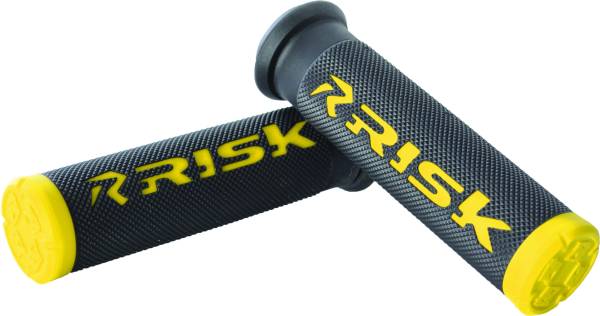 RISK RACING - FUSION 2.0 ATV GRIPS YELLOW - Image 1