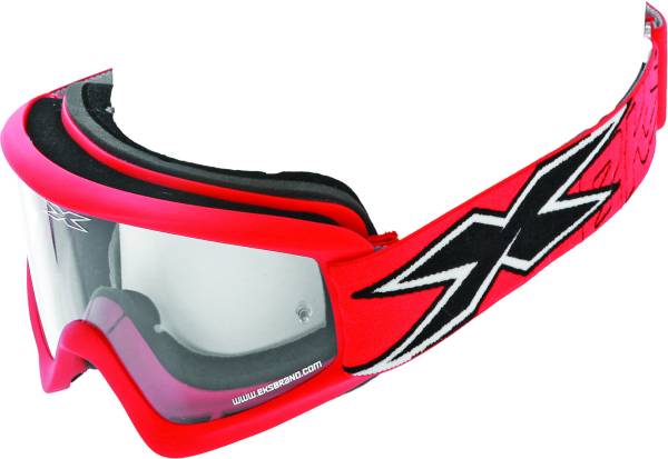 EKS BRAND - GO-X FLAT OUT GOGGLE MATTE RED W/CLEAR LENS - Image 1