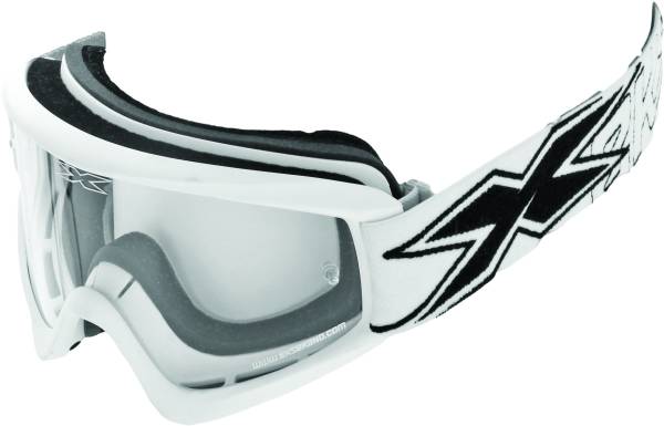 EKS BRAND - GO-X FLAT OUT GOGGLE MATTE WHITE W/CLEAR LENS - Image 1