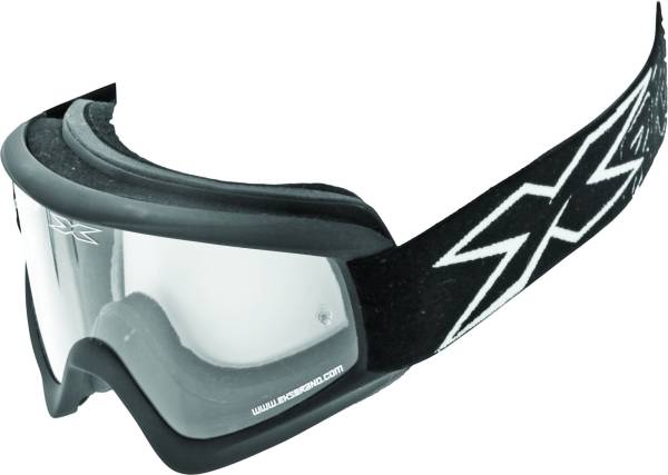 EKS BRAND - GO-X FLAT OUT GOGGLE MATTE BLACK W/CLEAR LENS - Image 1