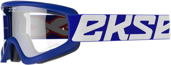 EKS BRAND - FLAT-OUT CLEAR GOGGLE BLUE - Image 1