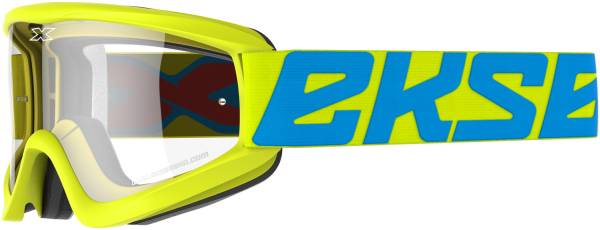 EKS BRAND - FLAT-OUT CLEAR GOGGLE FLO YELLOW - Image 1