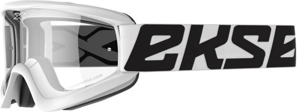 EKS BRAND - FLAT-OUT CLEAR GOGGLE WHITE - Image 1