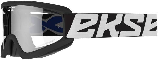 EKS BRAND - GOGGLE OTG BLACK W/CLEAR LENS - Image 1