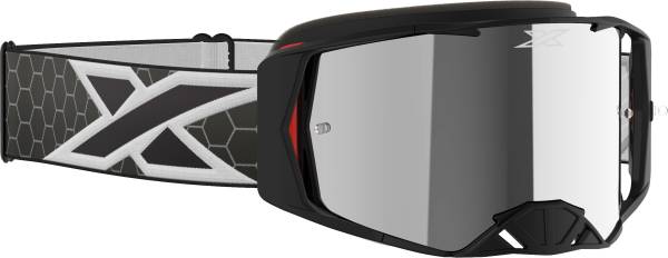 EKS BRAND - LUCID GOGGLE BLACK/WHITE W/SILVER MIRROR - Image 1