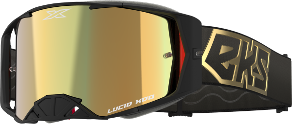 EKS BRAND - LUCID GOGGLE BLACK/GOLD GOLD MIRROR LENS - Image 1