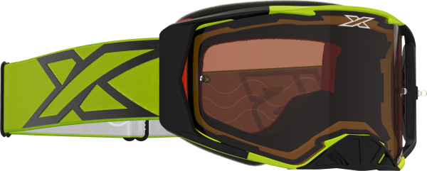 EKS BRAND - LUCID GOGGLE FLO YELLOW AUBURN LENS - Image 1