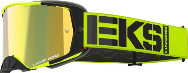 EKS BRAND - LUCID CALIBER GOGGLE FLO YELLOW GOLD MIRROR LENS - Image 1